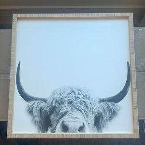 Framed Cow Print